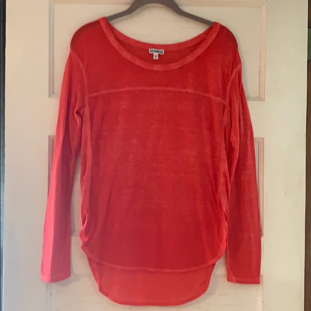 Express Pull Over Long Sleeve Top - Picture 1 of 4